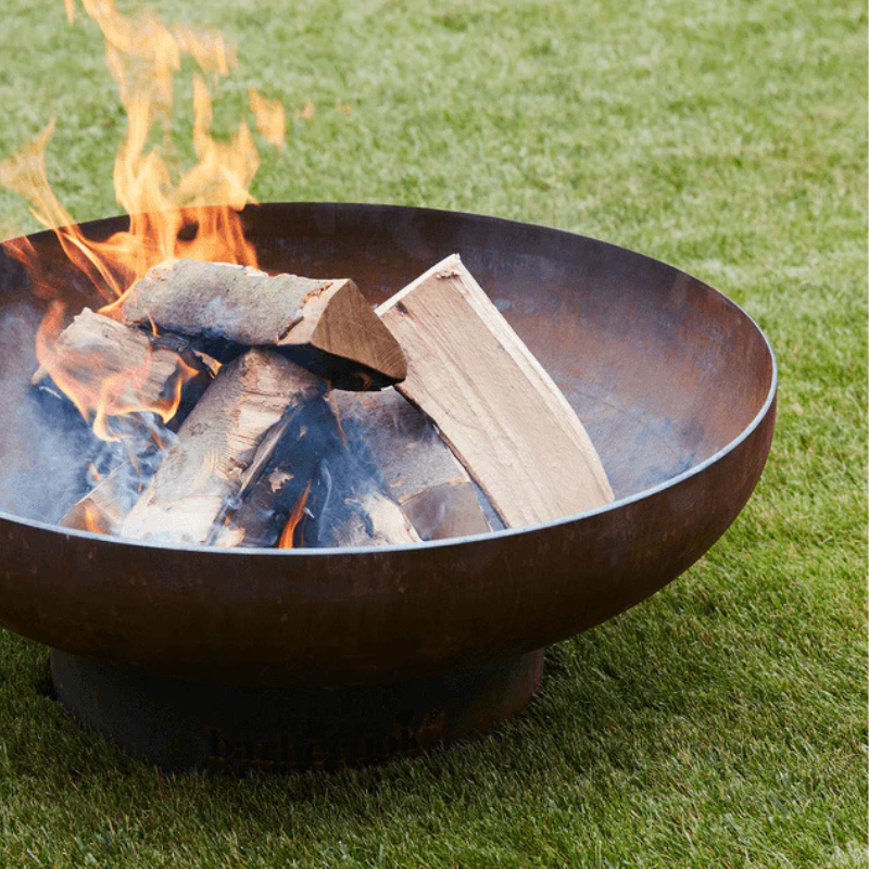 Barbecook Jack Corten Steel Fire Bowl 60cm - Outdoor Round Fire Pit for Garden & Patio