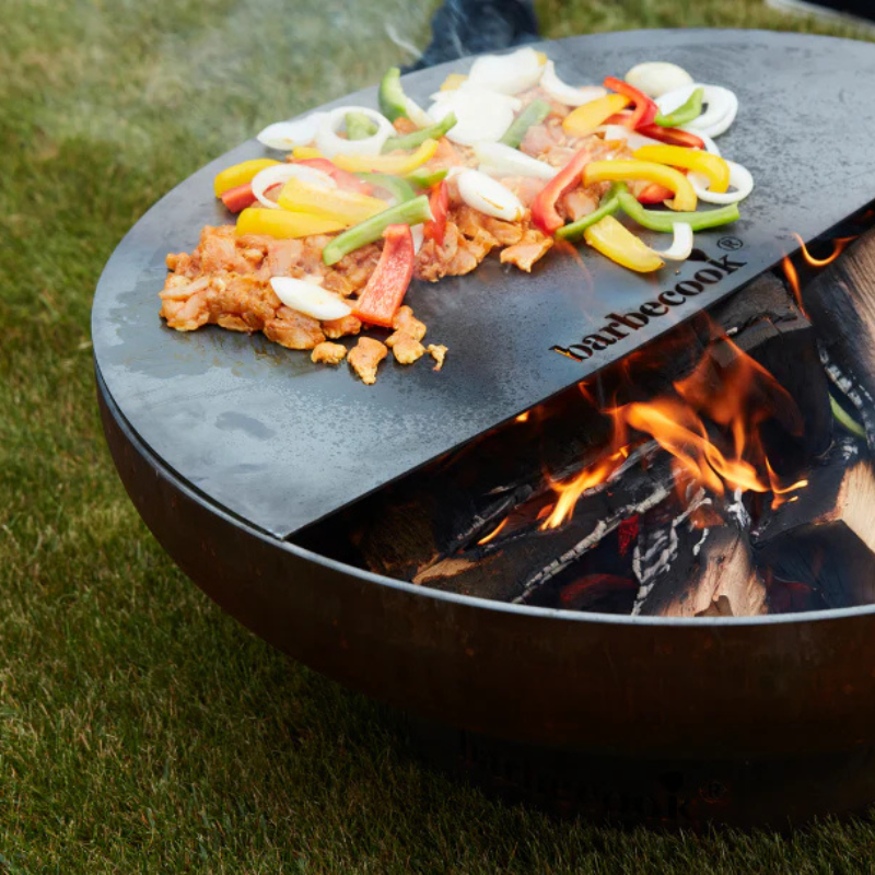 Barbecook Jack Corten Steel Fire Bowl - 75cm Outdoor Fire Pit for Garden & Patio