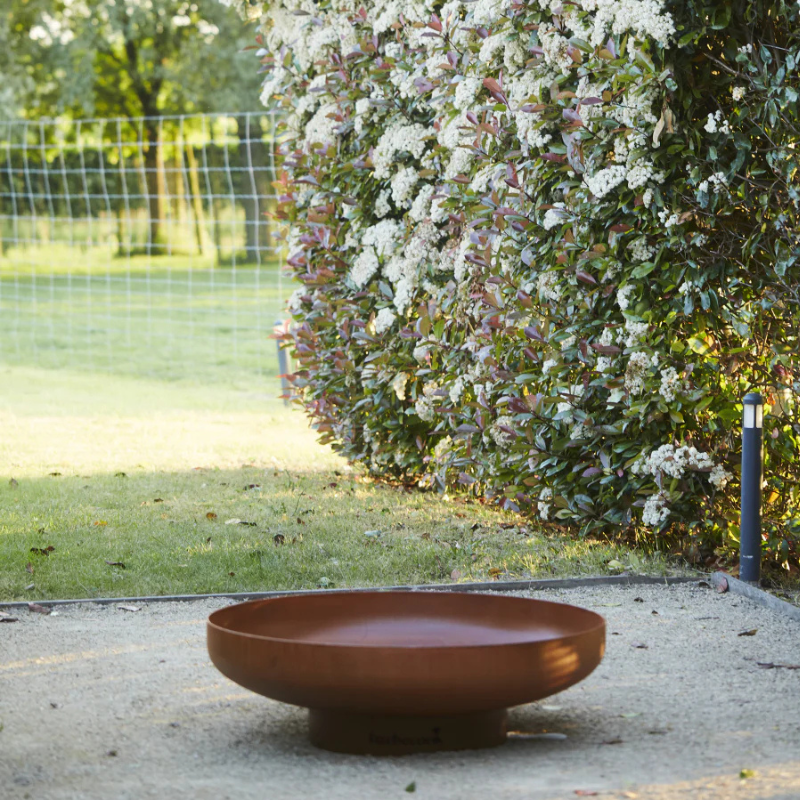 Barbecook Jack Corten Steel Fire Bowl - 100cm Large Outdoor Fire Pit for Garden & Patio