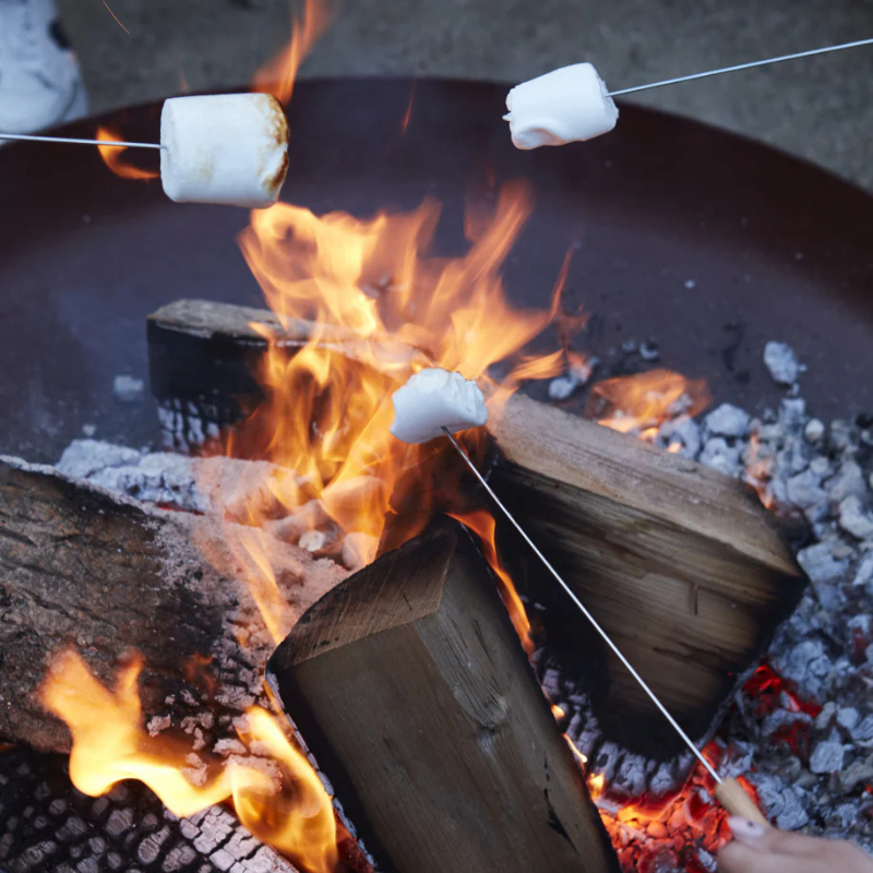 Barbecook Jack Corten Steel Fire Bowl - 100cm Large Outdoor Fire Pit for Garden & Patio