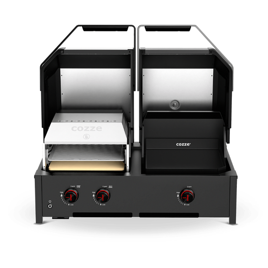 Cozze® Quattro 900 Gas Grill 4 in 1 Cooking Station 90 cm