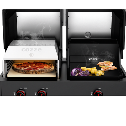 Cozze® Quattro 900 Gas Grill 4 in 1 Cooking Station 90 cm