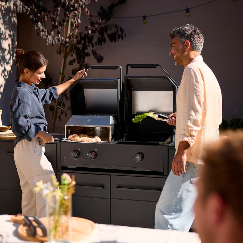 Cozze® Quattro 900 Gas Grill 4 in 1 Cooking Station 90 cm