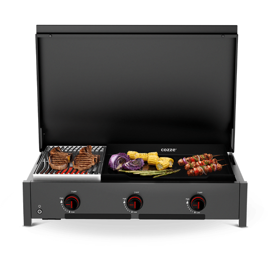 Cozze® Combo 900 Gas Grill and Plancha 90 x 64 cm