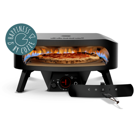 Cozze® 17" Rotate Gas Pizza Oven Black Edition 43 cm