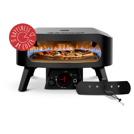 Cozze® 13" Rotate Gas Pizza Oven Black Edition