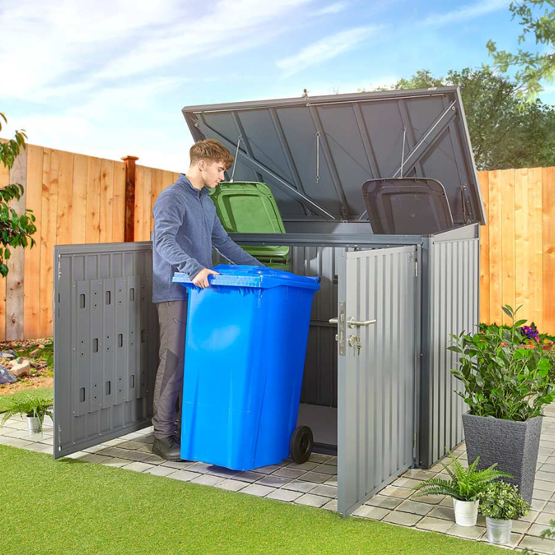 Hex Living Bromley Bin Store – 2180L Outdoor Storage
