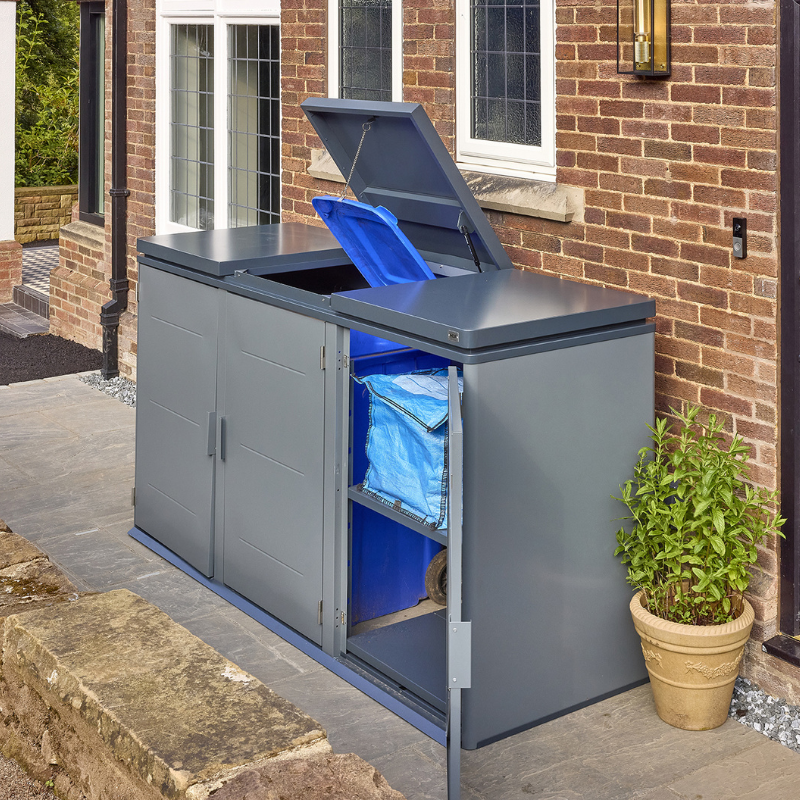 Hex Living Whiston Wheelie Bin Store – Secure Outdoor Storage