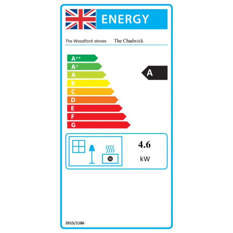 Woodford Chadwick 5 Multifuel Stove 4.6kW DEFRA Approved