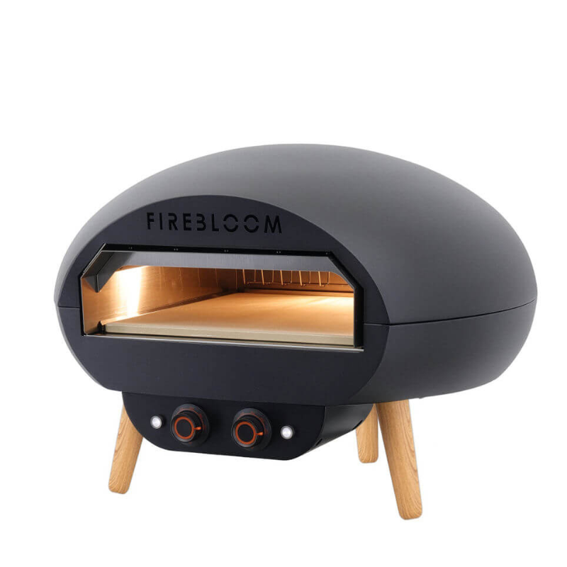 Compact Electric Pizza Oven 400°C Tabletop Stone Baked Cooking