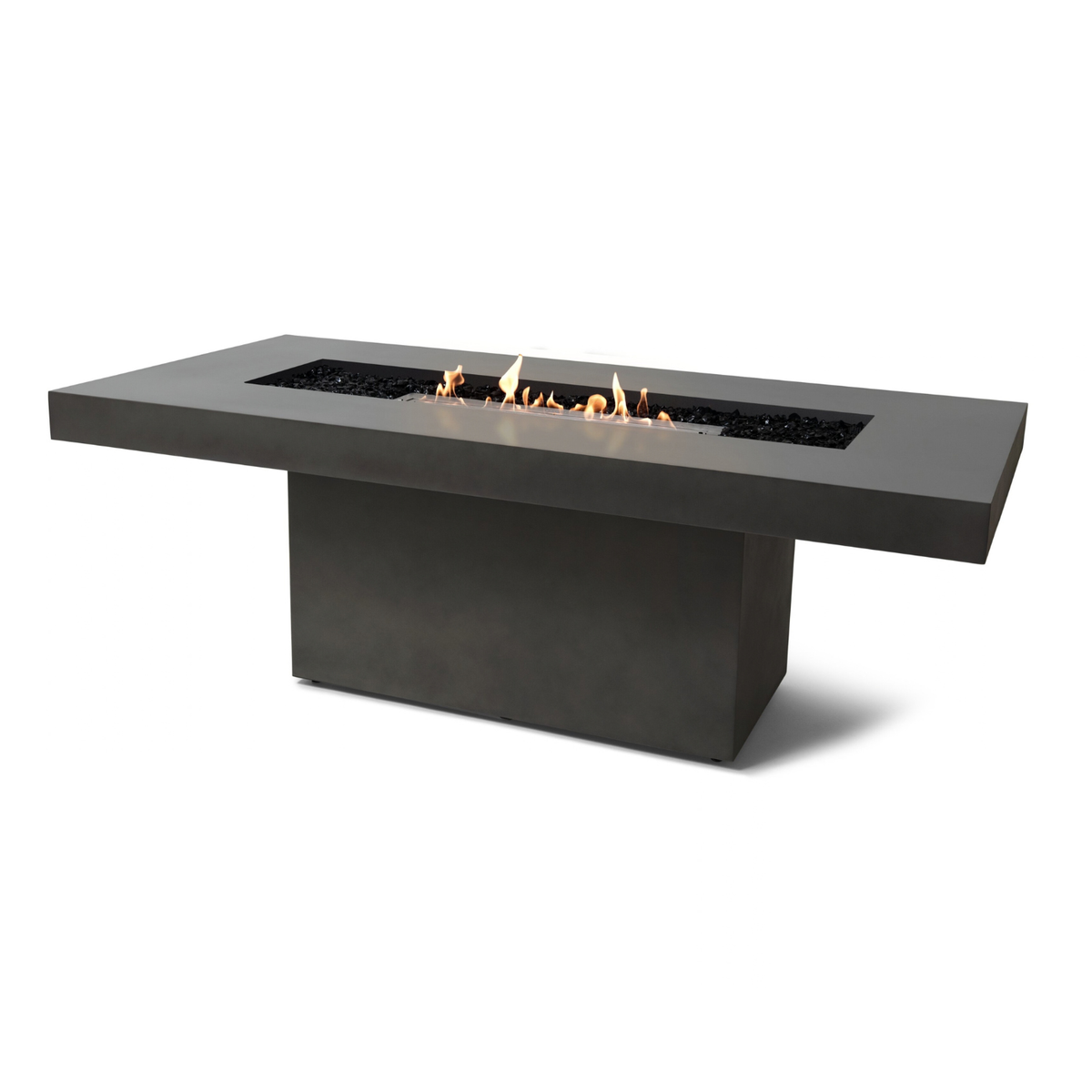 EcoSmart Gin 90 Dining Fire Pit Table with Long Lasting Flame