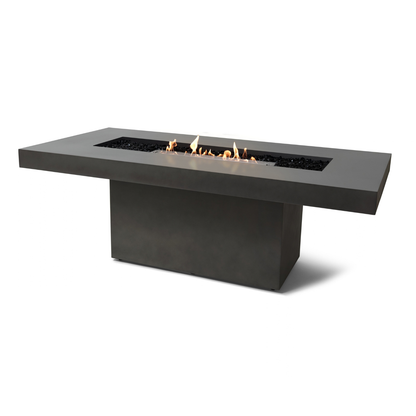 EcoSmart Gin 90 Dining Fire Pit Table with Long Lasting Flame
