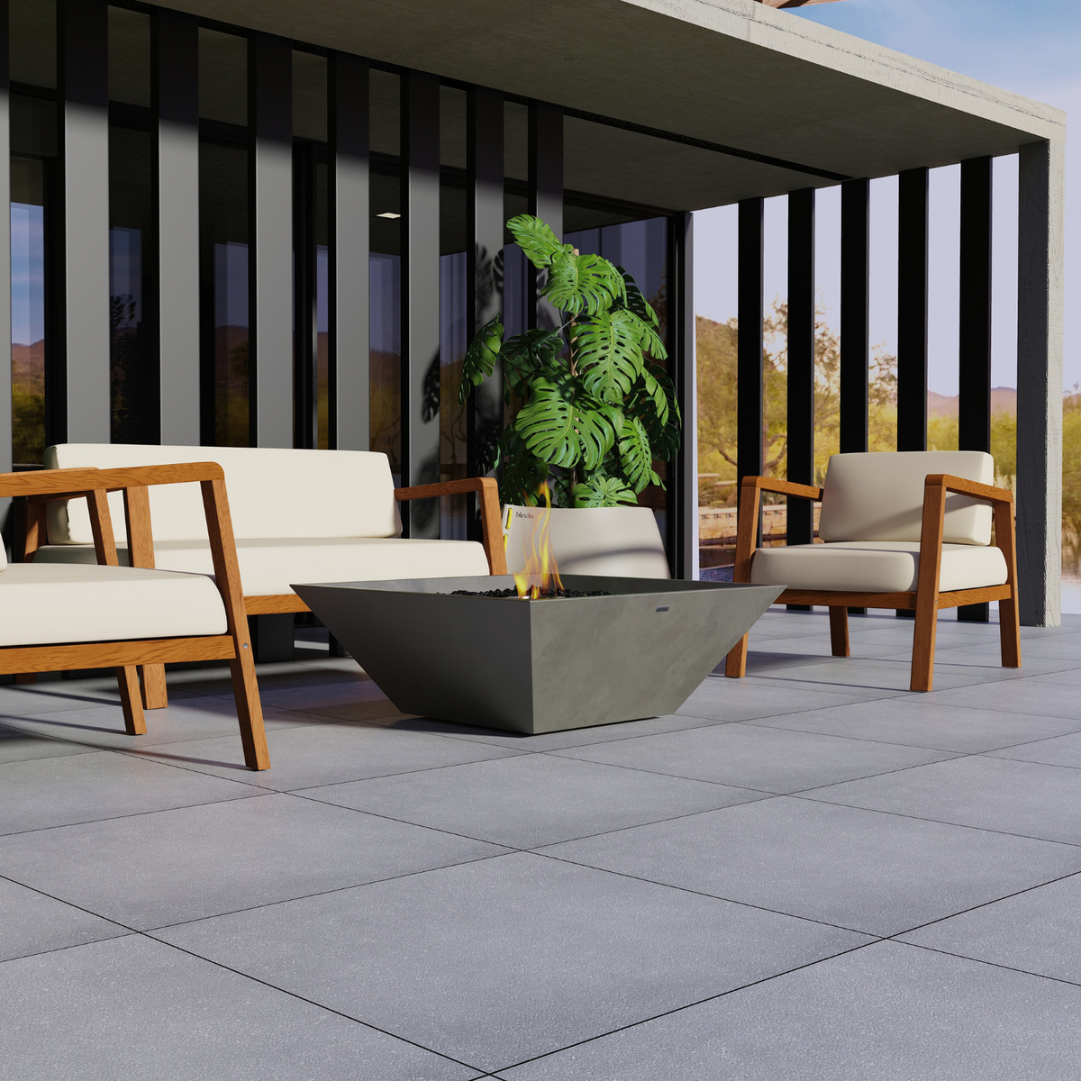 Nova 850 Bioethanol Fire Pit by EcoSmart Fire | Outdoor Fire Feature