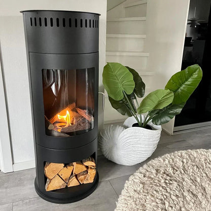 ScandiFlames Washington Black Bioethanol Fireplace