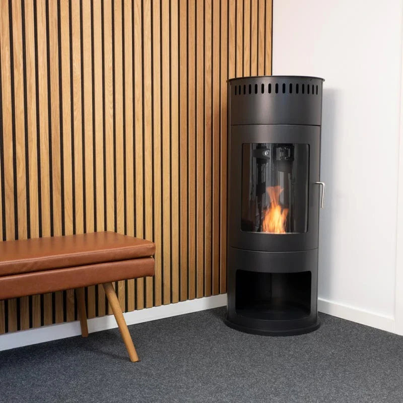 ScandiFlames Washington Black Bioethanol Fireplace
