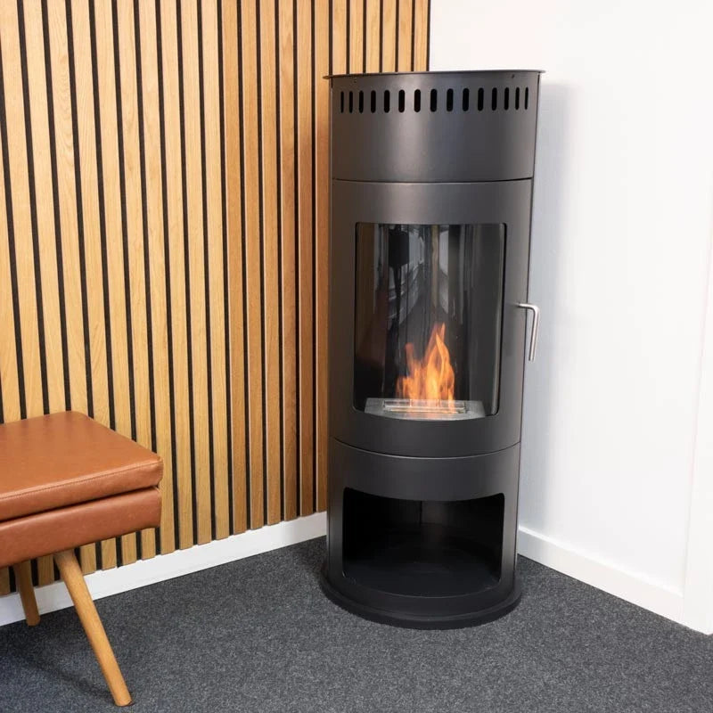 ScandiFlames Washington Black Bioethanol Fireplace