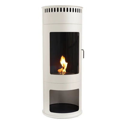 ScandiFlames Washington White Bioethanol Fireplace