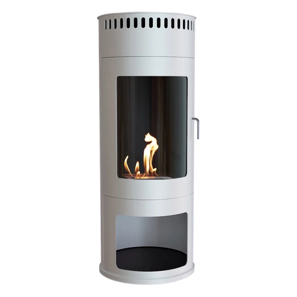 ScandiFlames Washington White Bioethanol Fireplace