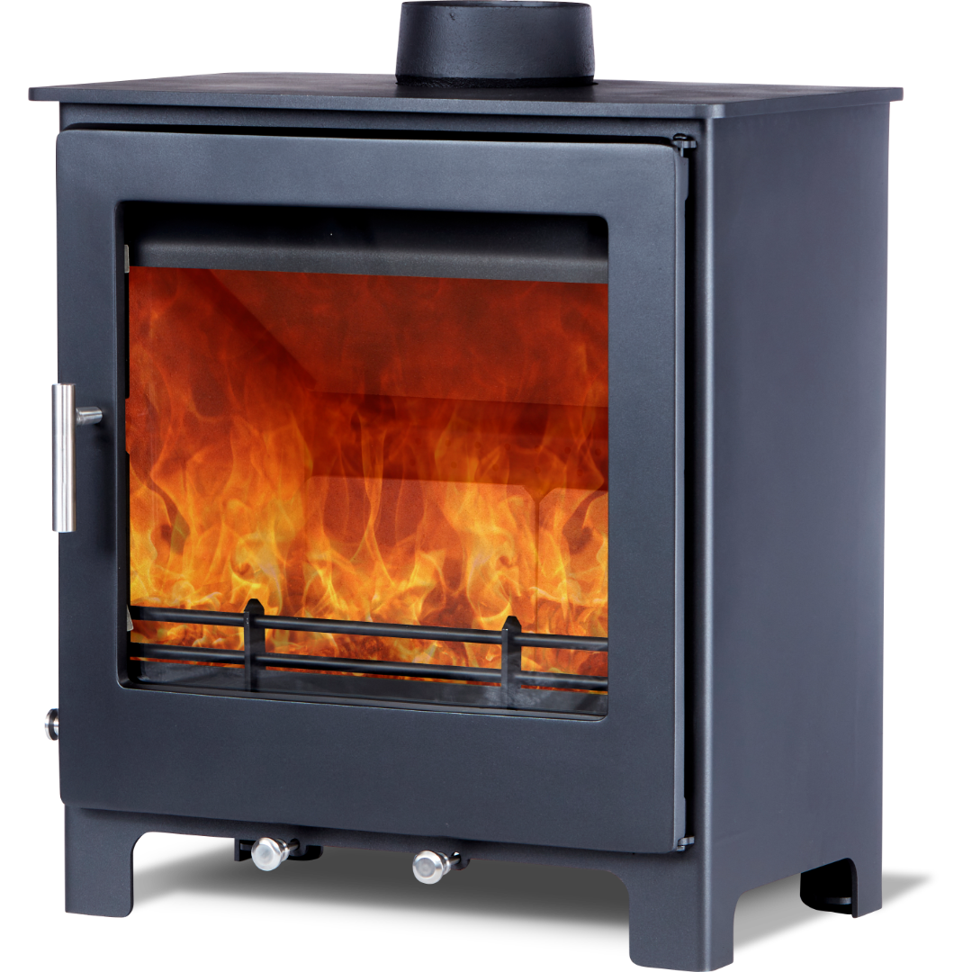 Woodford Lowry 5XL Widescreen Multifuel Stove 5kW DEFRA