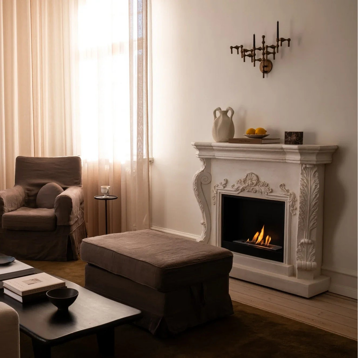 ScandiFlames Ymir Freestanding Bioethanol Fireplace