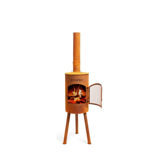 BonFeu, BonGiano SP, Outdoor Fireplace, Rust