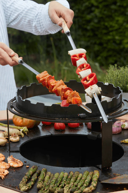 Barbecook Dynamic Centre Skewer Holder – 36cm Carbon Steel