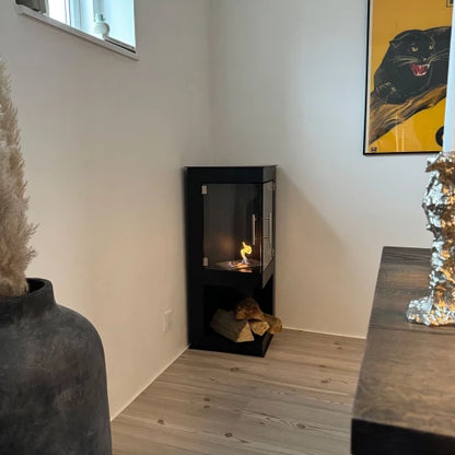Alaska Corner Bioethanol Stove Fireplace | ScandiFlames