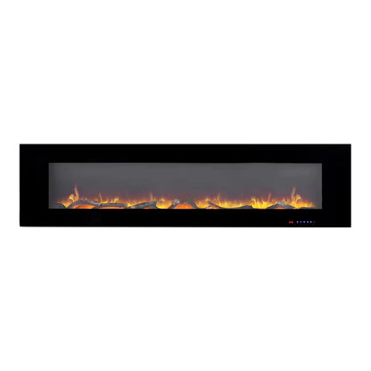Azurite 182 cm Wall-Mounted Electric Fireplace – ScandiFlames