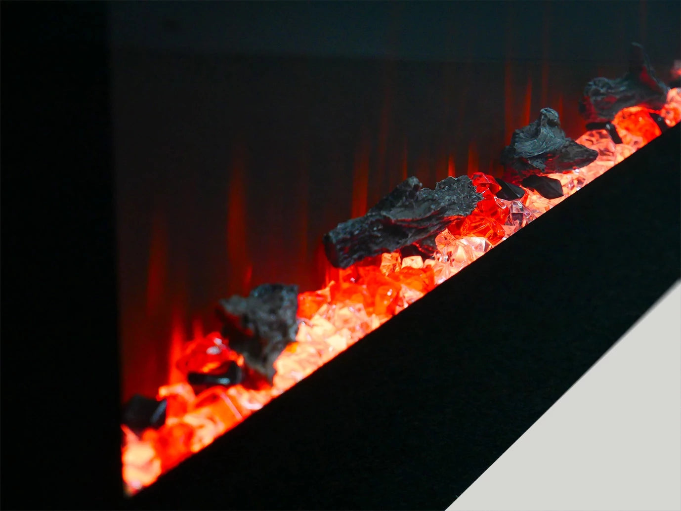 Azurite 127 cm Wall-Mounted Electric Fireplace – ScandiFlames