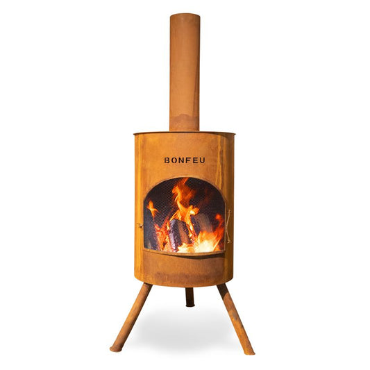 BonFeu, BonTon 60, Outdoor Fireplace, Rust