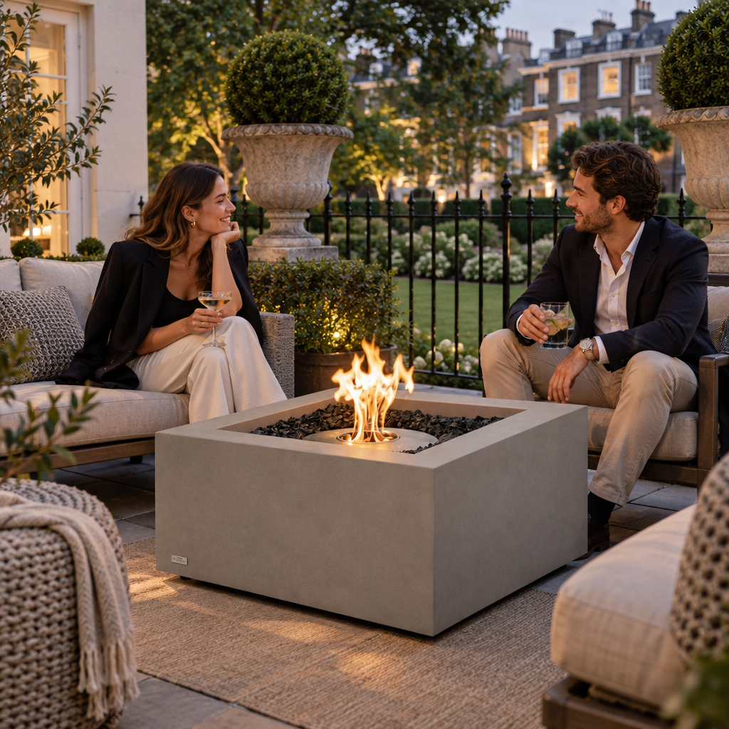 Base 30 Fire Pit Table by EcoSmart Fire | Coffee Table & Fire Pit