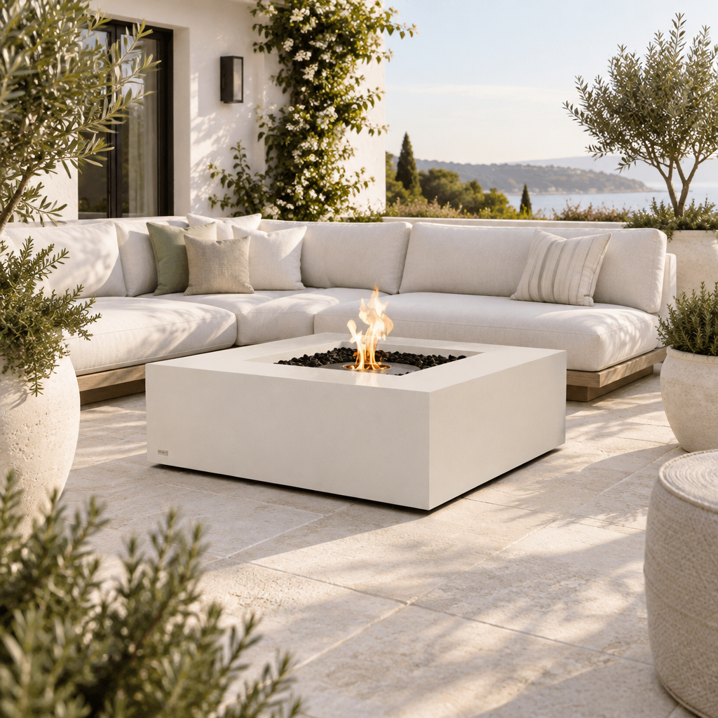 Base 40 Fire Pit Table by EcoSmart Fire | Coffee Table & Fire Pit - Gas or Bioethanol Options