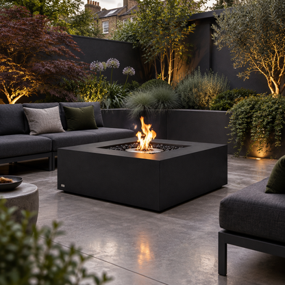 Base 40 Fire Pit Table by EcoSmart Fire | Coffee Table & Fire Pit - Gas or Bioethanol Options