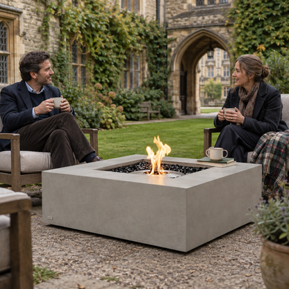 Base 40 Fire Pit Table by EcoSmart Fire | Coffee Table & Fire Pit - Gas or Bioethanol Options
