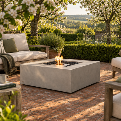 Base 40 Fire Pit Table by EcoSmart Fire | Coffee Table & Fire Pit - Gas or Bioethanol Options