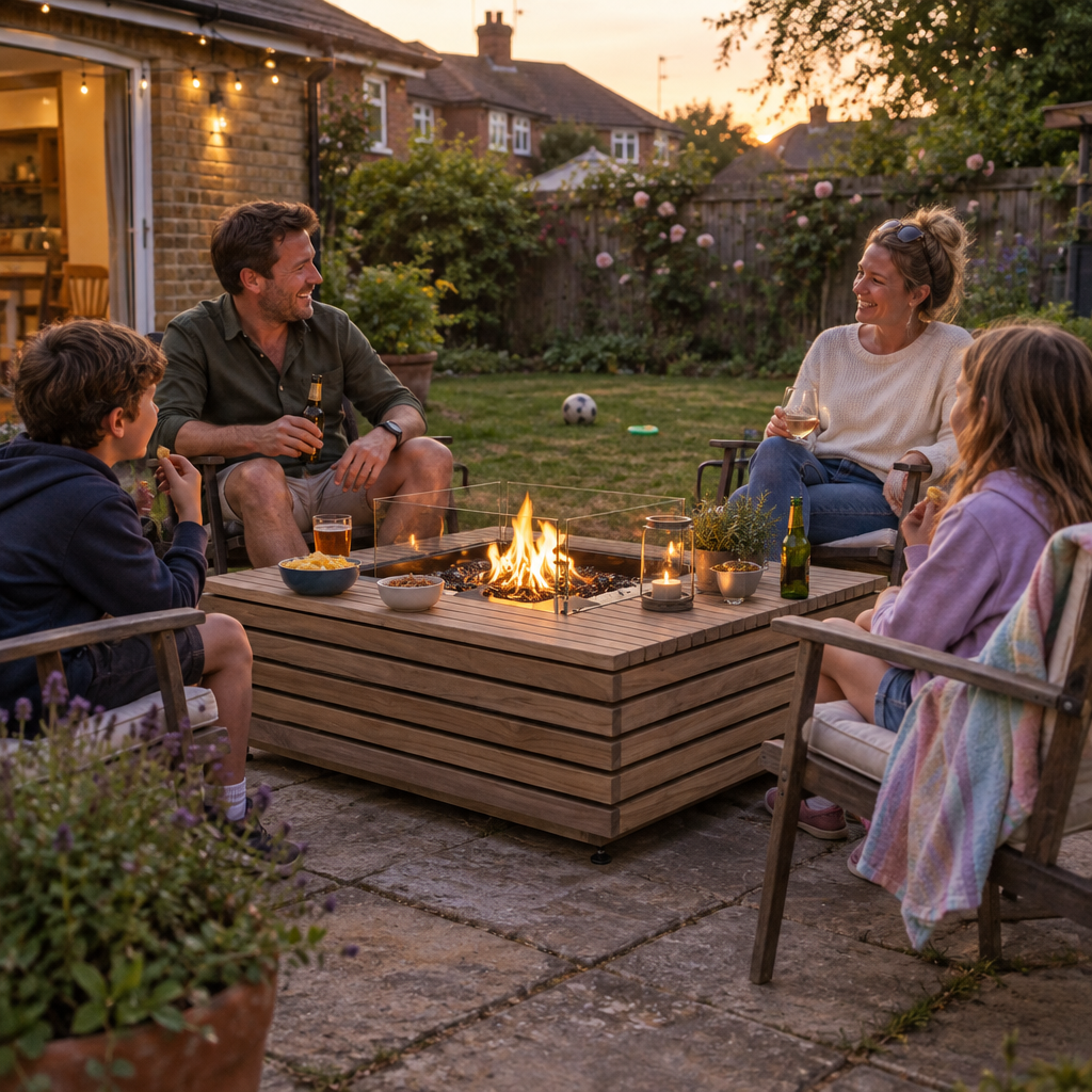 Base 40 Fire Pit Table by EcoSmart Fire | Coffee Table & Fire Pit - Gas or Bioethanol Options