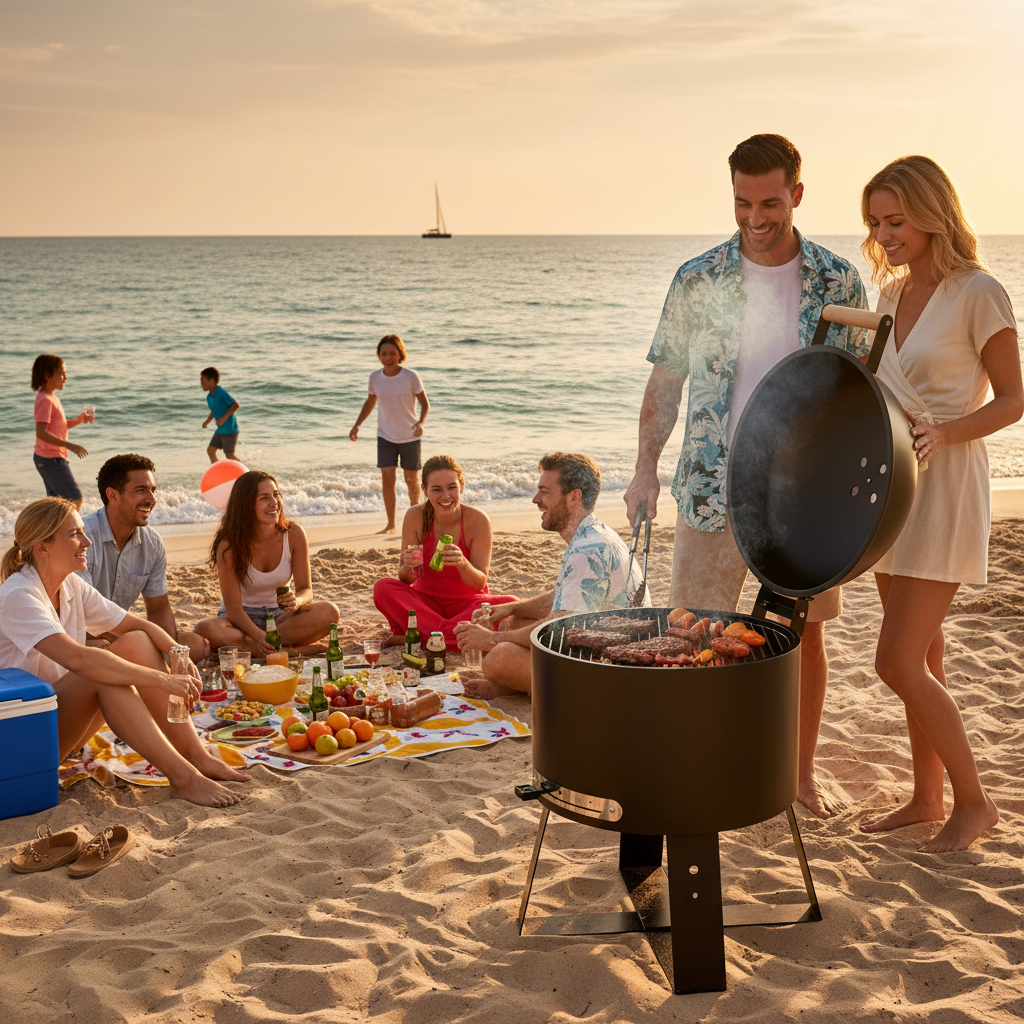 HEAT BRÅTEN Charcoal Barbecue | Compact Garden Grill