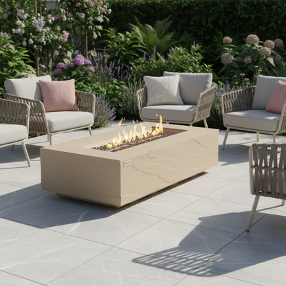 Elementi Colorado Fire Table - Sunlight Yellow