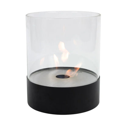 Southwark Black Round Tabletop Bioethanol Fireplace 3L Burner