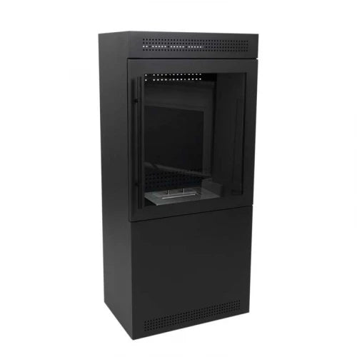Jackson Bioethanol Stove – Square Black Indoor Fireplace