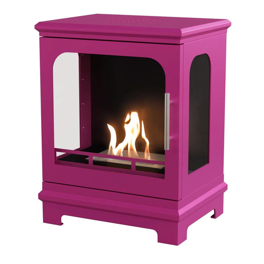 ScandiFlames Honolulu Pink Bioethanol Stove – Compact & Stylish Indoor Heating