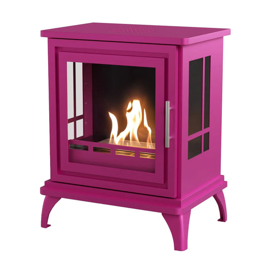 ScandiFlames Nashville Bioethanol Indoor Stove - Popping Pink