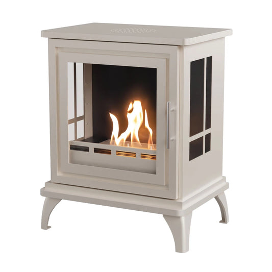 ScandiFlames Nashville Bioethanol Indoor Stove - Oyster White