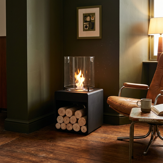 EcoSmart Fire Pop 3L Compact Bioethanol Fireplace for Indoor and Outdoor Use
