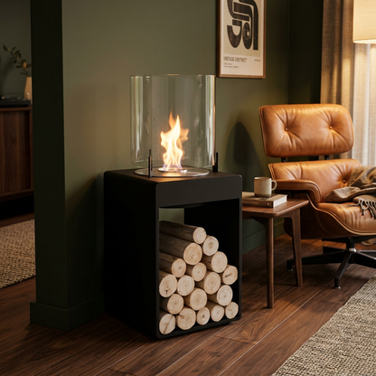 EcoSmart Fire Pop 3L Compact Bioethanol Fireplace for Indoor and Outdoor Use