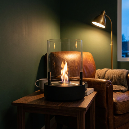 EcoSmart Fire Be Freestanding Bioethanol Fireplace for Indoor or Covered Outdoor Use