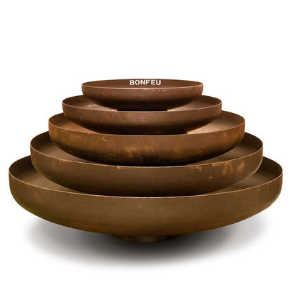 BonFeu, BonBowl (150cm), Fire Bowl, Rusty Brown