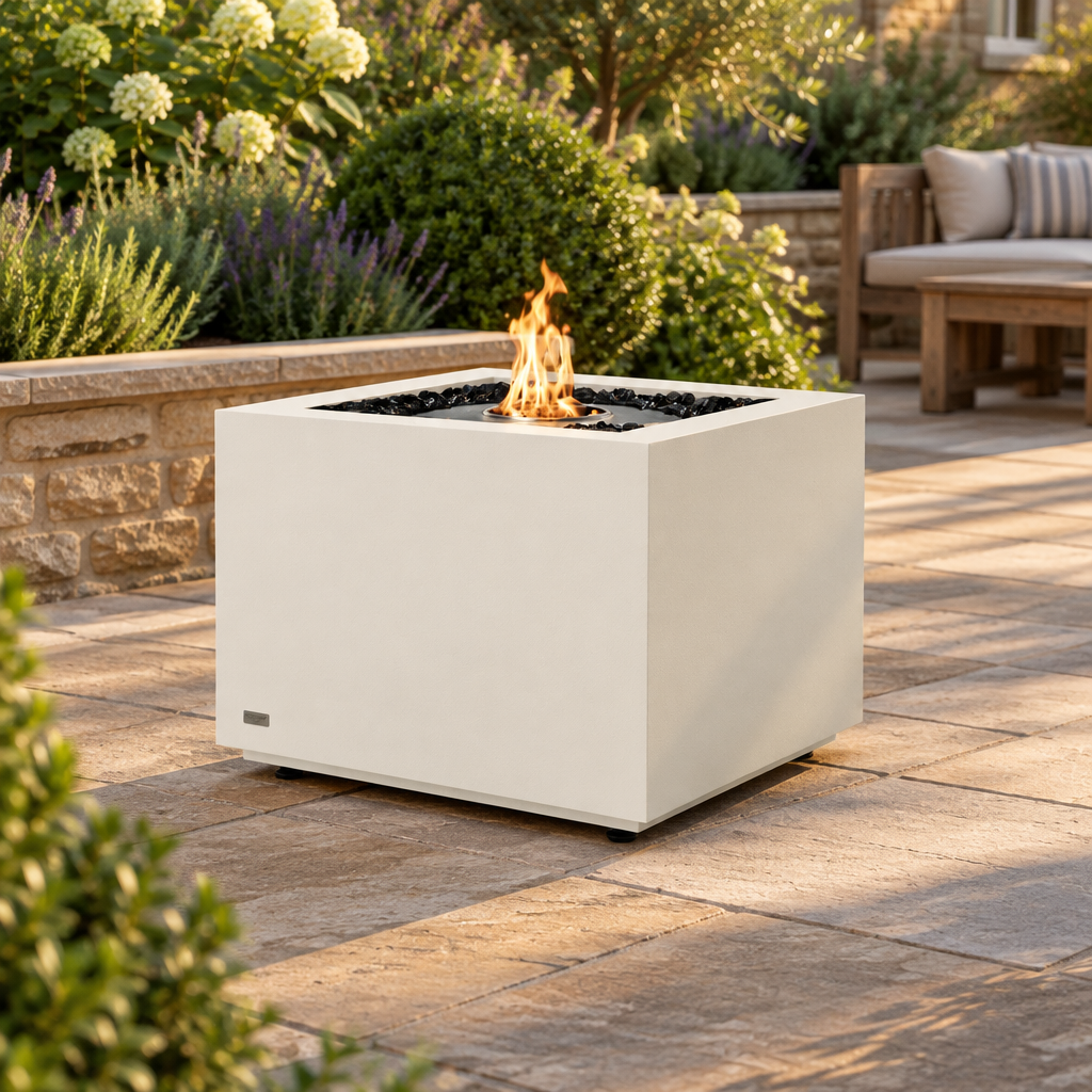 EcoSmart Fire Sidecar 24 Bioethanol Fire Pit & Gas Burner Option with Compact Modern Design