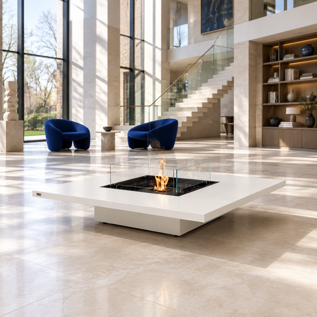 EcoSmart Fire Vertigo 50VL Bioethanol & Gas Fire Pit Table for Indoor and Outdoor Use