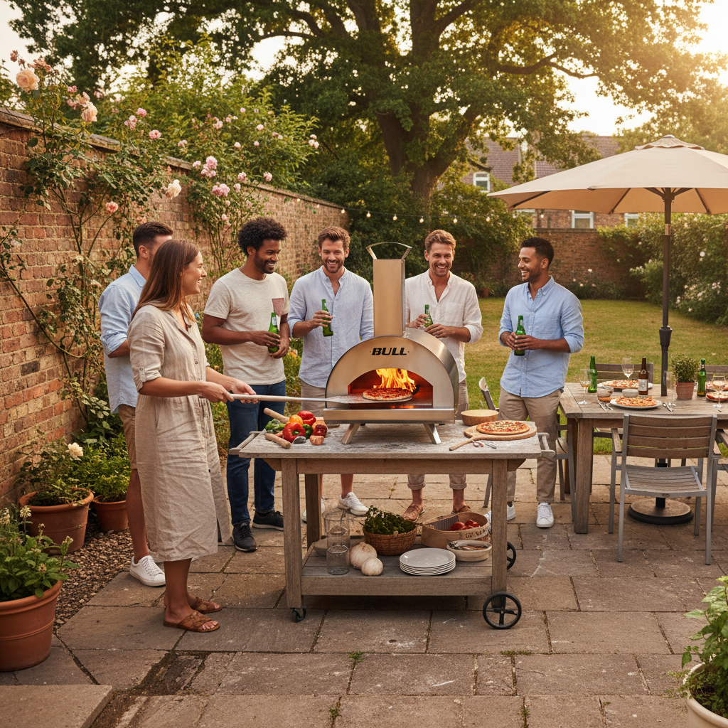 Bull, Extra Large, Wood Fired Pizza Oven - Anthracite